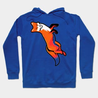 Fox running Hoodie